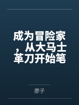 成为冒险家，从大马士革刀开始笔趣阁无弹窗