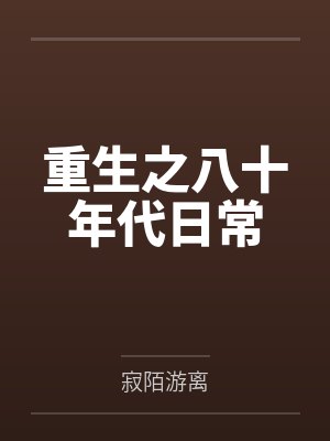 重生之八十年代日常